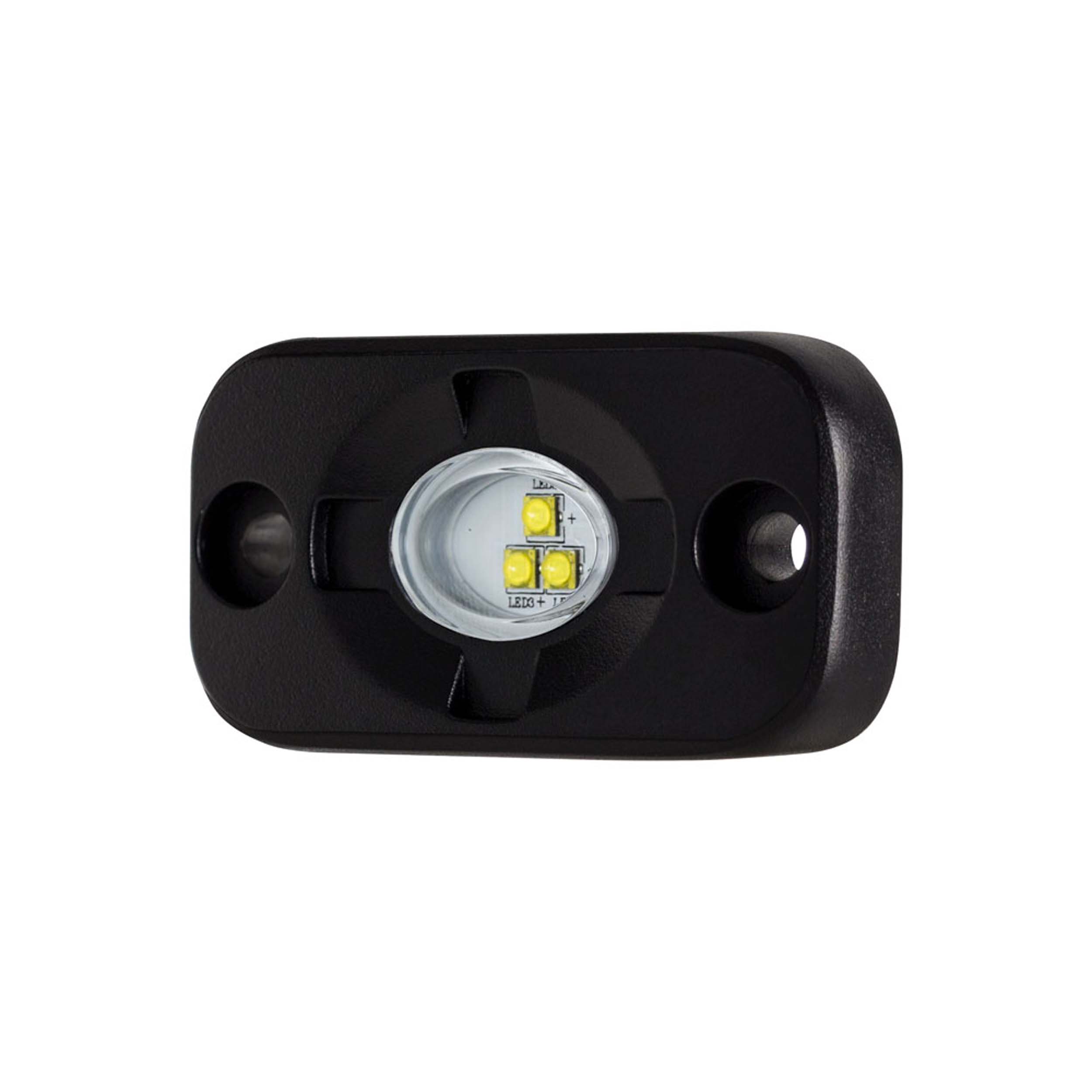 White Auxiliary Lighting Pod - 1.5x3 Inch, 3 LED