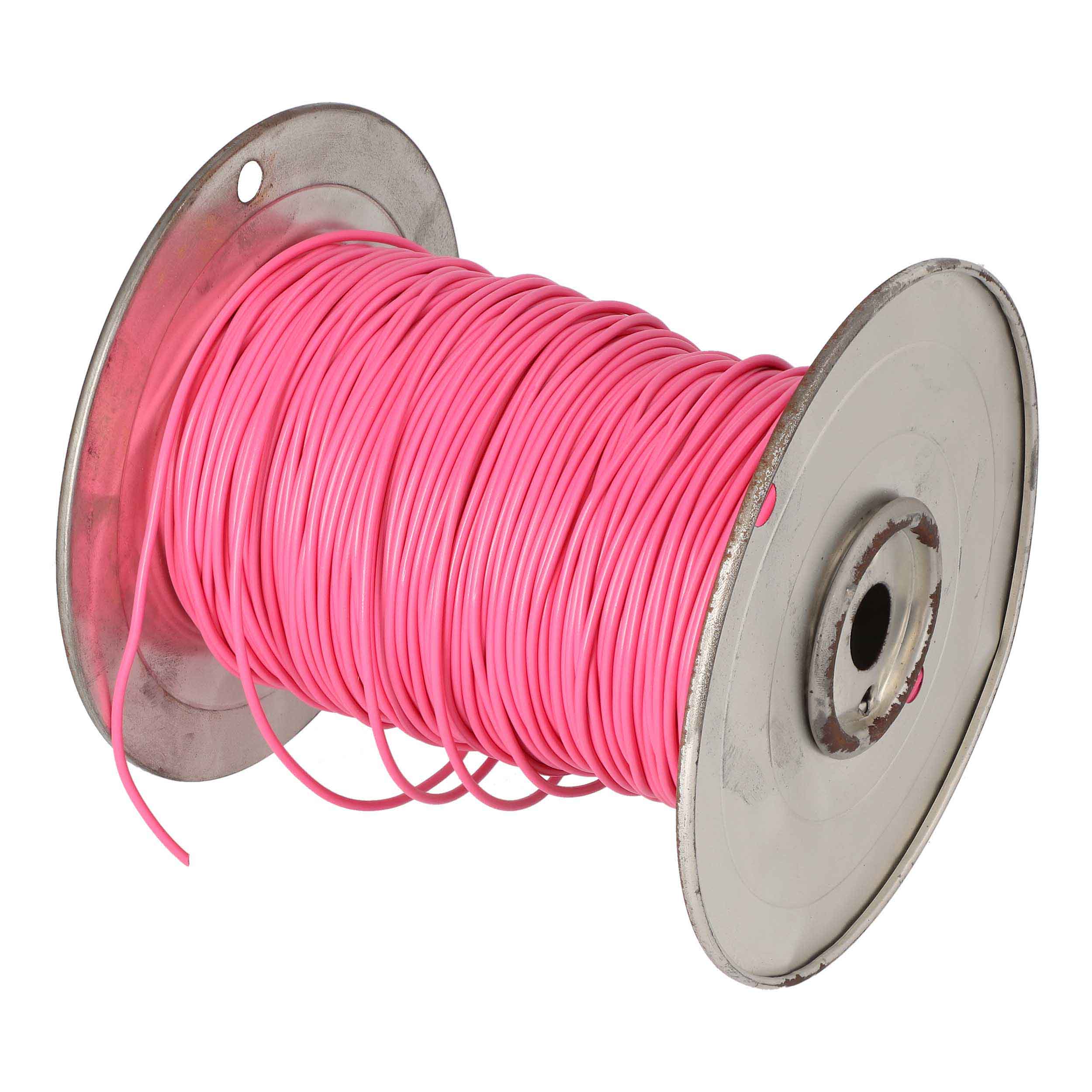 16 GA US GPT ALL COPPER PRIMARY WIRE PINK - Coil of 500 FT