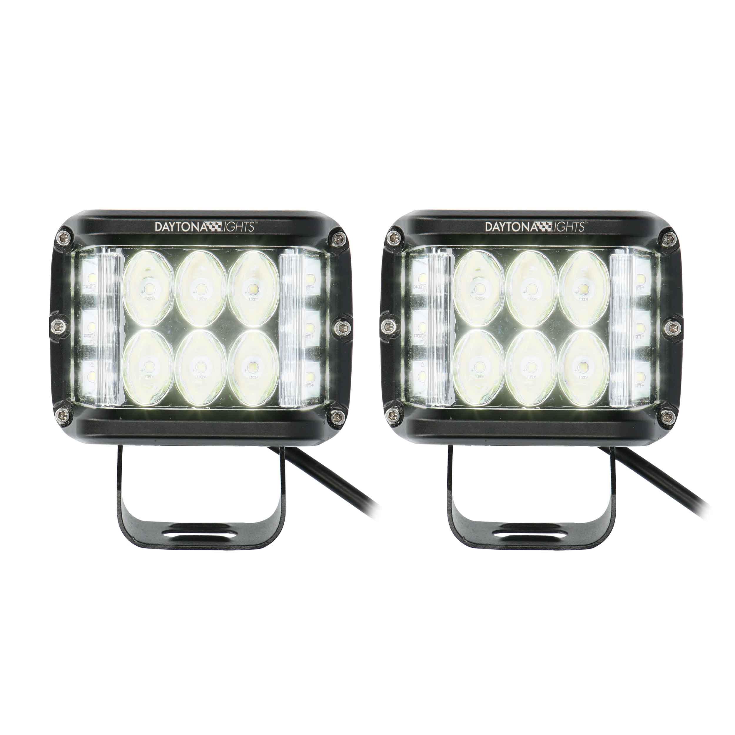 Daytona Lights Dual Row Cube Lights - 140-Degree Dual Zone