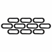 Rubber Grommet for Oval Trailer Lights - 6 Inch, 10-Pack