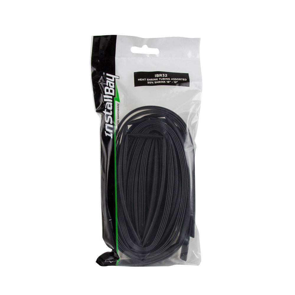 Assorted Heat Shrink Tubing 4ft Lengths - Retail Pack