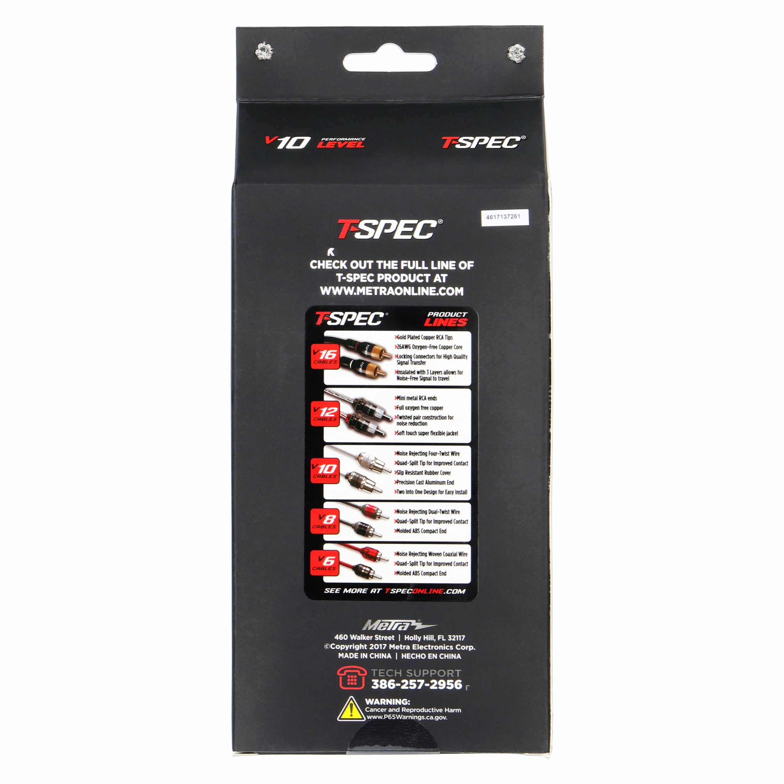 RCA v10 Series 4-Channel Audio Cable - 17 FT