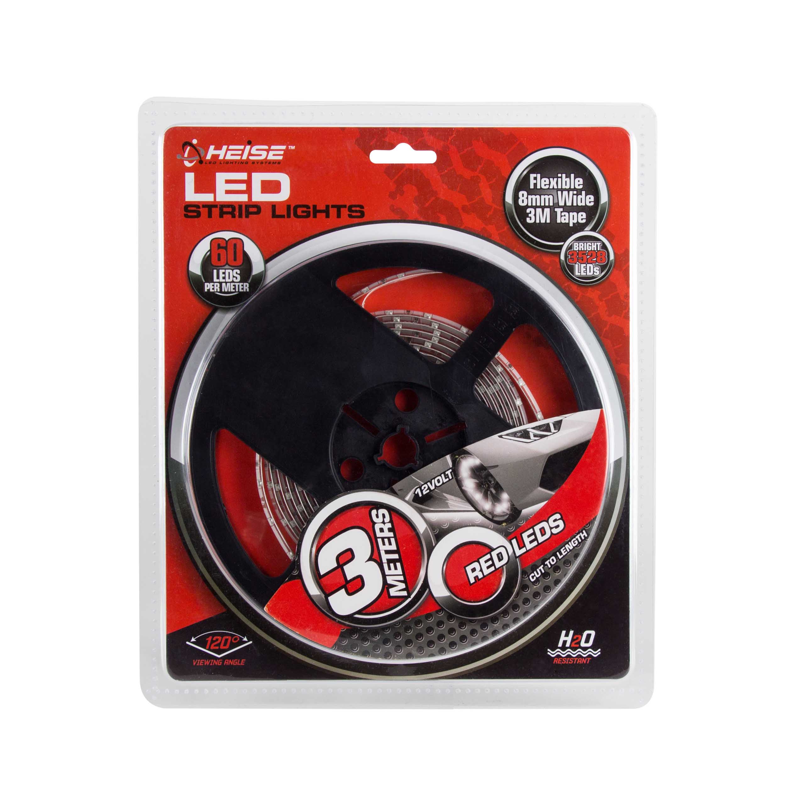 3528 Red Light Strip - 3 Meter, 60 LED, Retail
