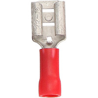 Red Vinyl Female Quick Disconnect 22-18 Gauge .250