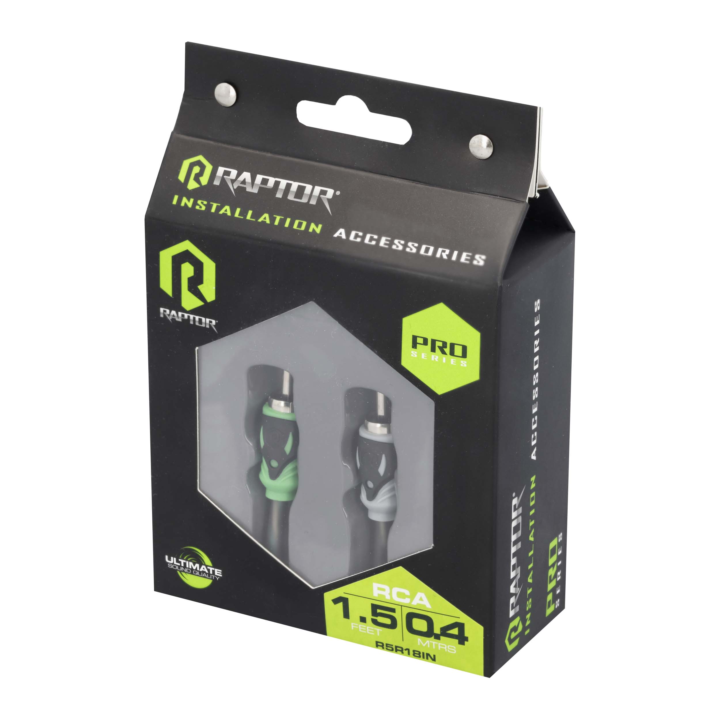 RCA 2-Channel Audio Cable - Pro Series 1.5 Feet