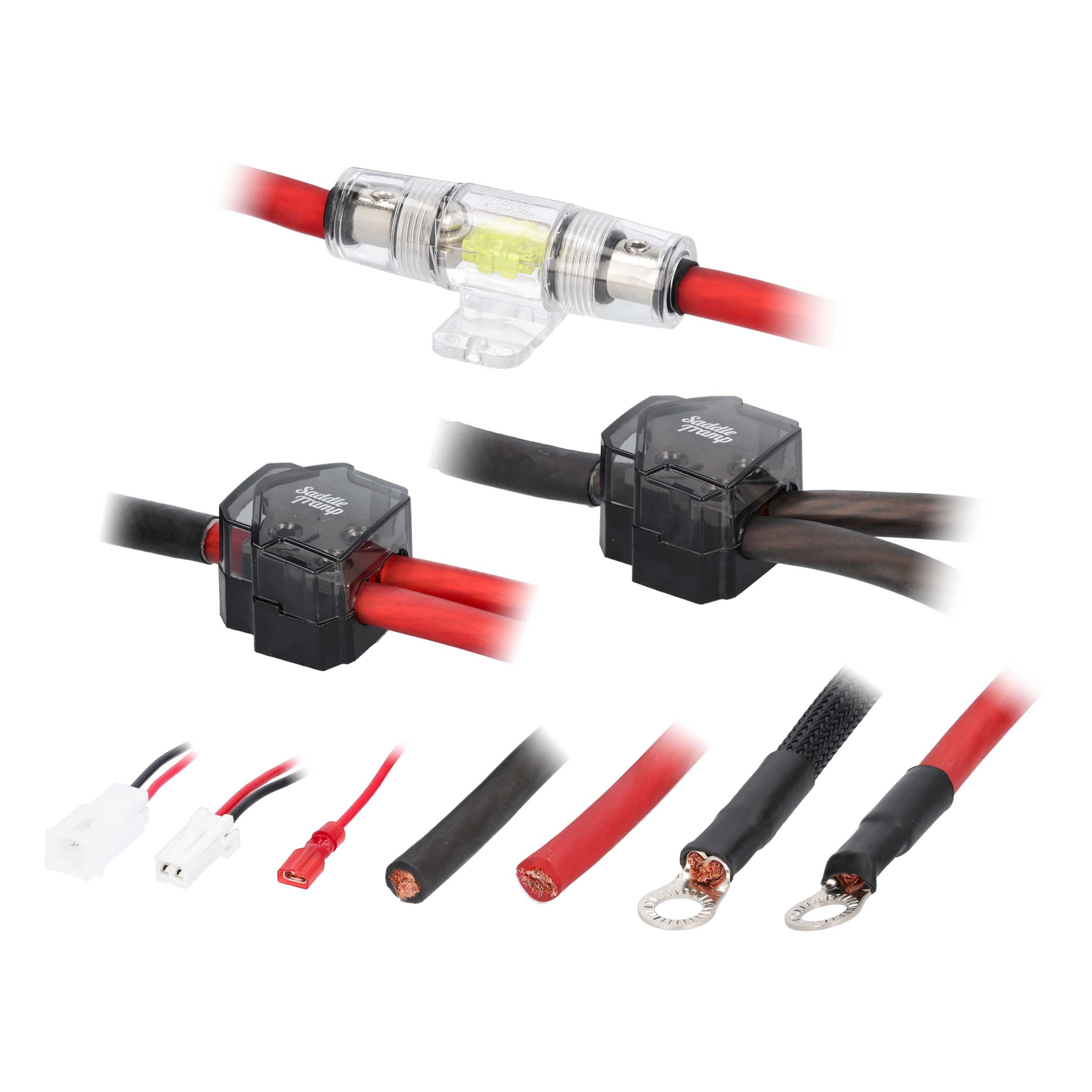 Front Fairing Dual Amp Wiring Kit - Fits Harley-Davidson® FL