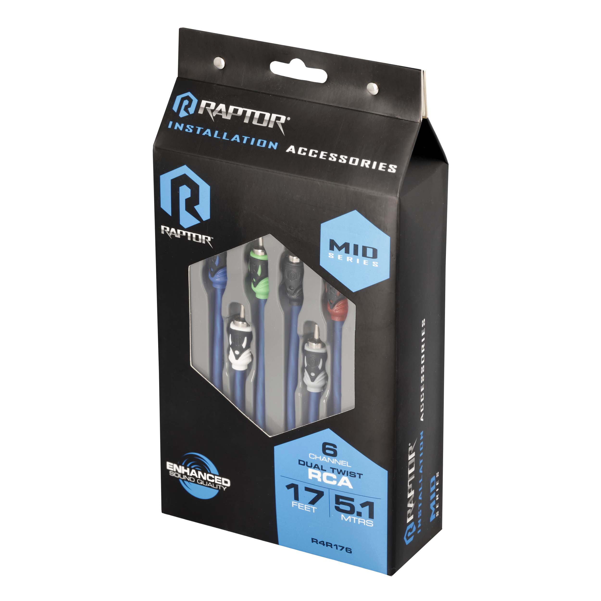 RCA 6-Channel Audio Cable - Mid Series 17 Feet