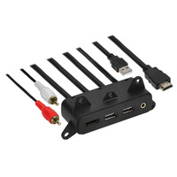 USB/AUX/HDMI® Replacement Panel  - Chrysler | Dodge | Jeep 2014-2017
