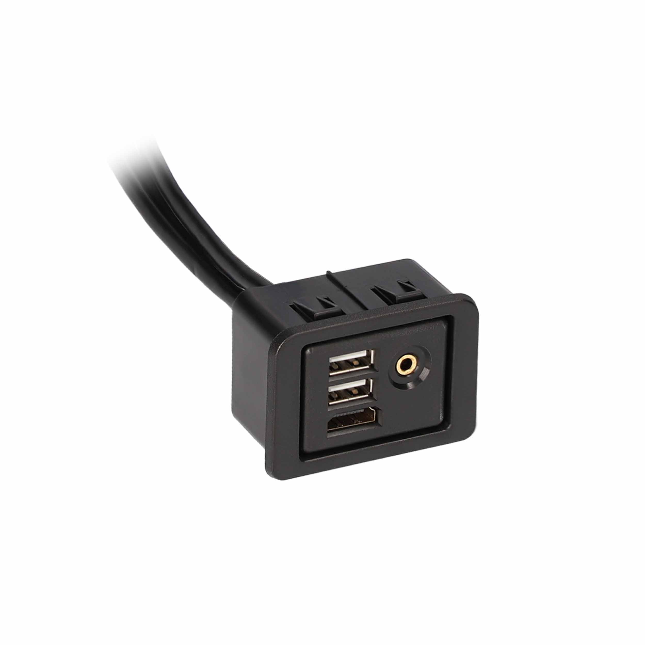 USB/AUX/HDMI® Panel Fits Chrysler/Dodge/Jeep 2015-UP