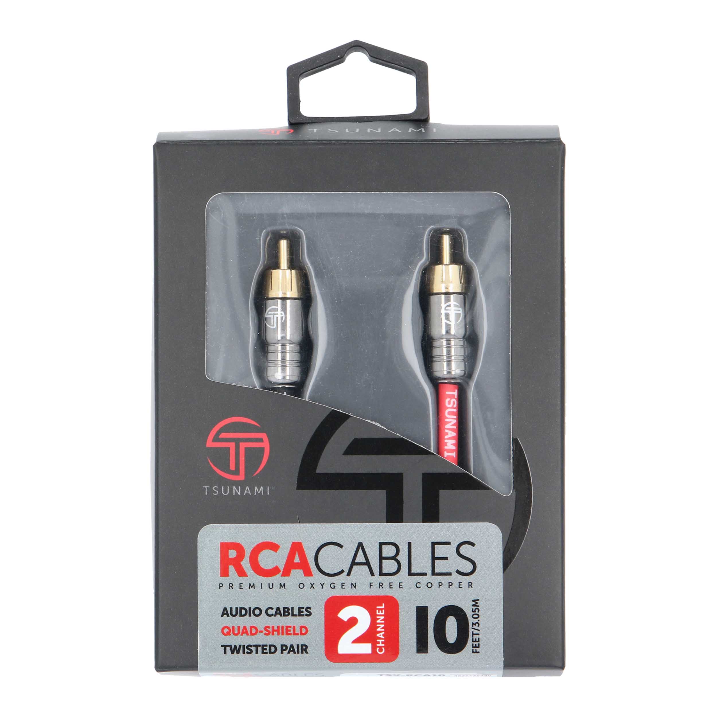 2 Channel 10 Ft RCA Cable