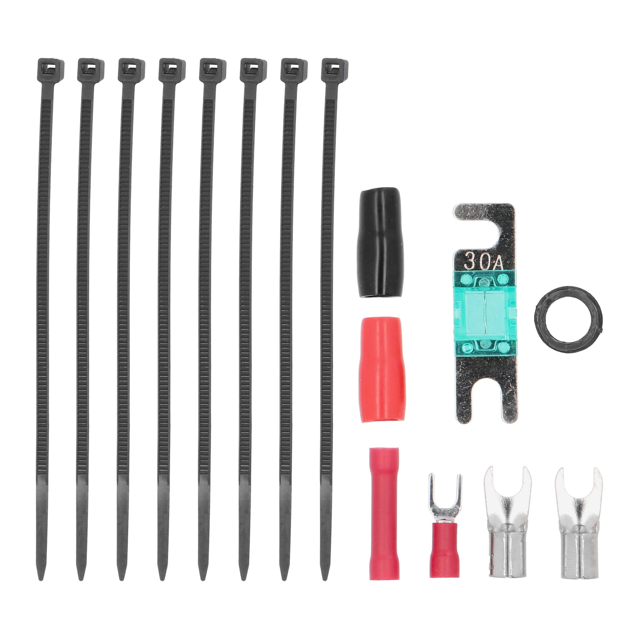 T-SPEC CCA 8 AWG 400W AMP KIT WITH RCA - V6 SERIES