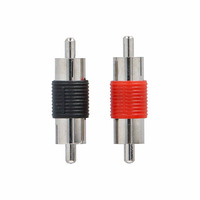 V6 RCA Barrel Adapter | Male to Male | 2 Pack