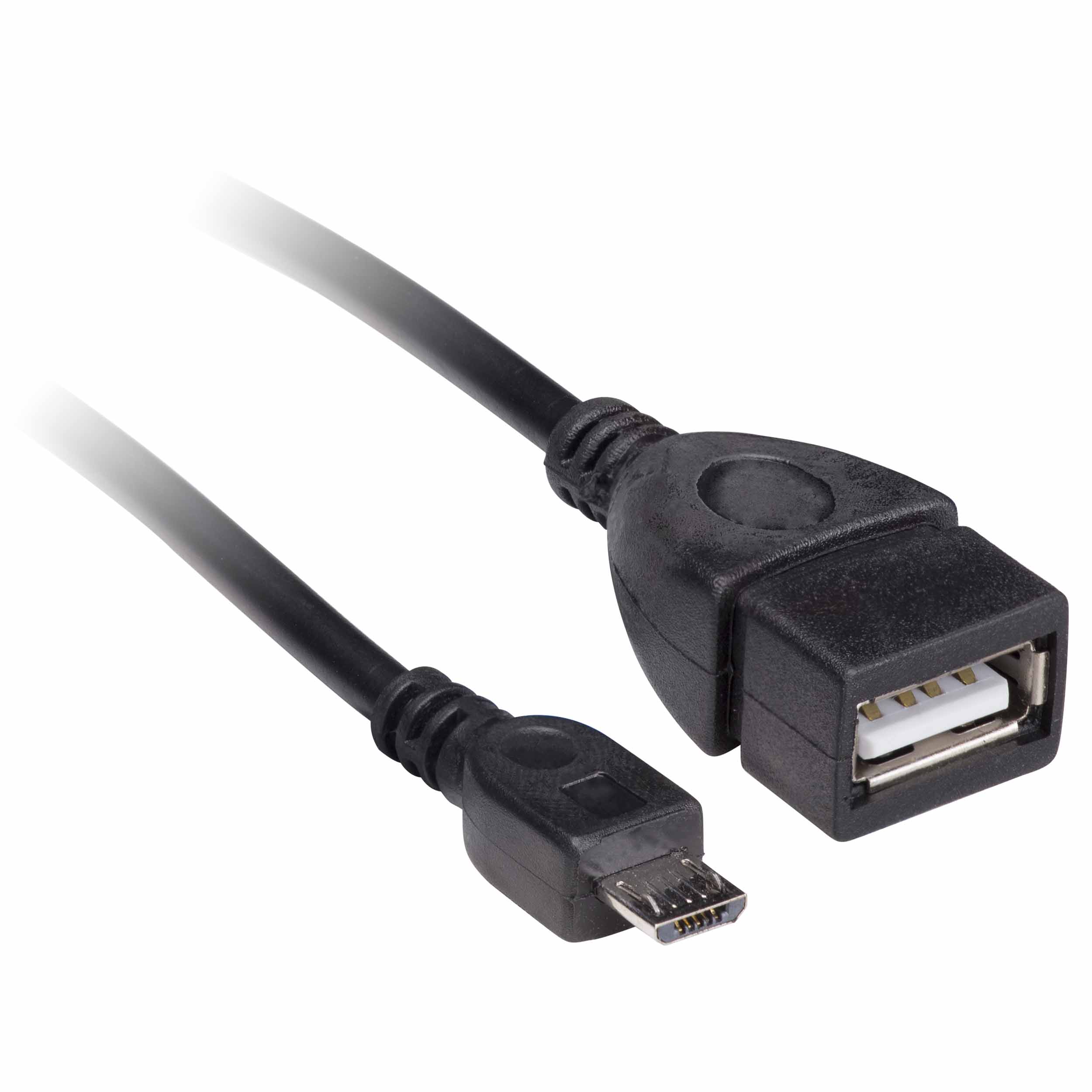 Universal Micro “B” to USB On-the-Go Cable