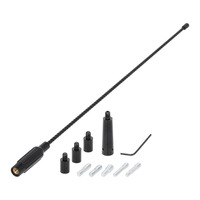 Wire Wound Black Fiberglass Replacement Mast