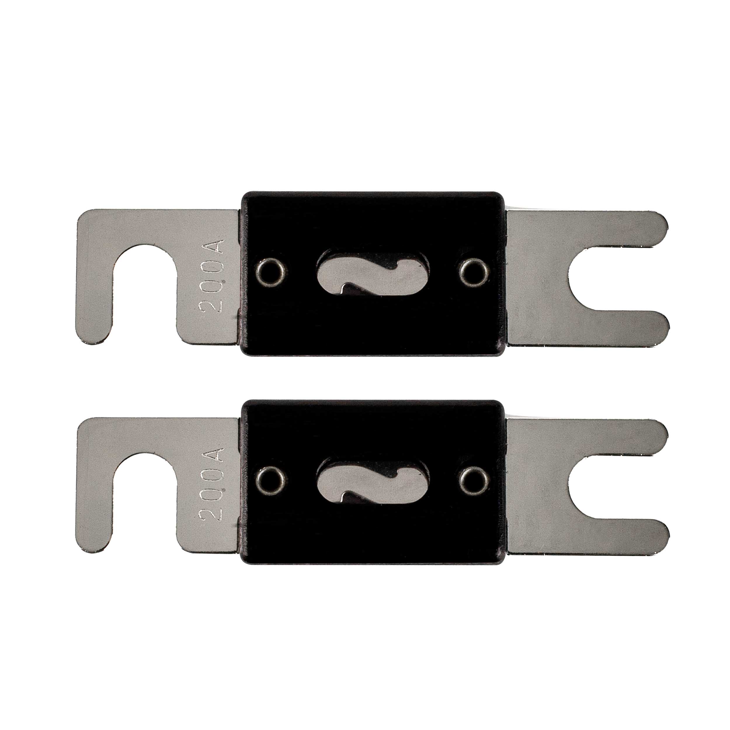 200 AMP ANL Fuses Nickel Plated - MID SERIES - 2 PK