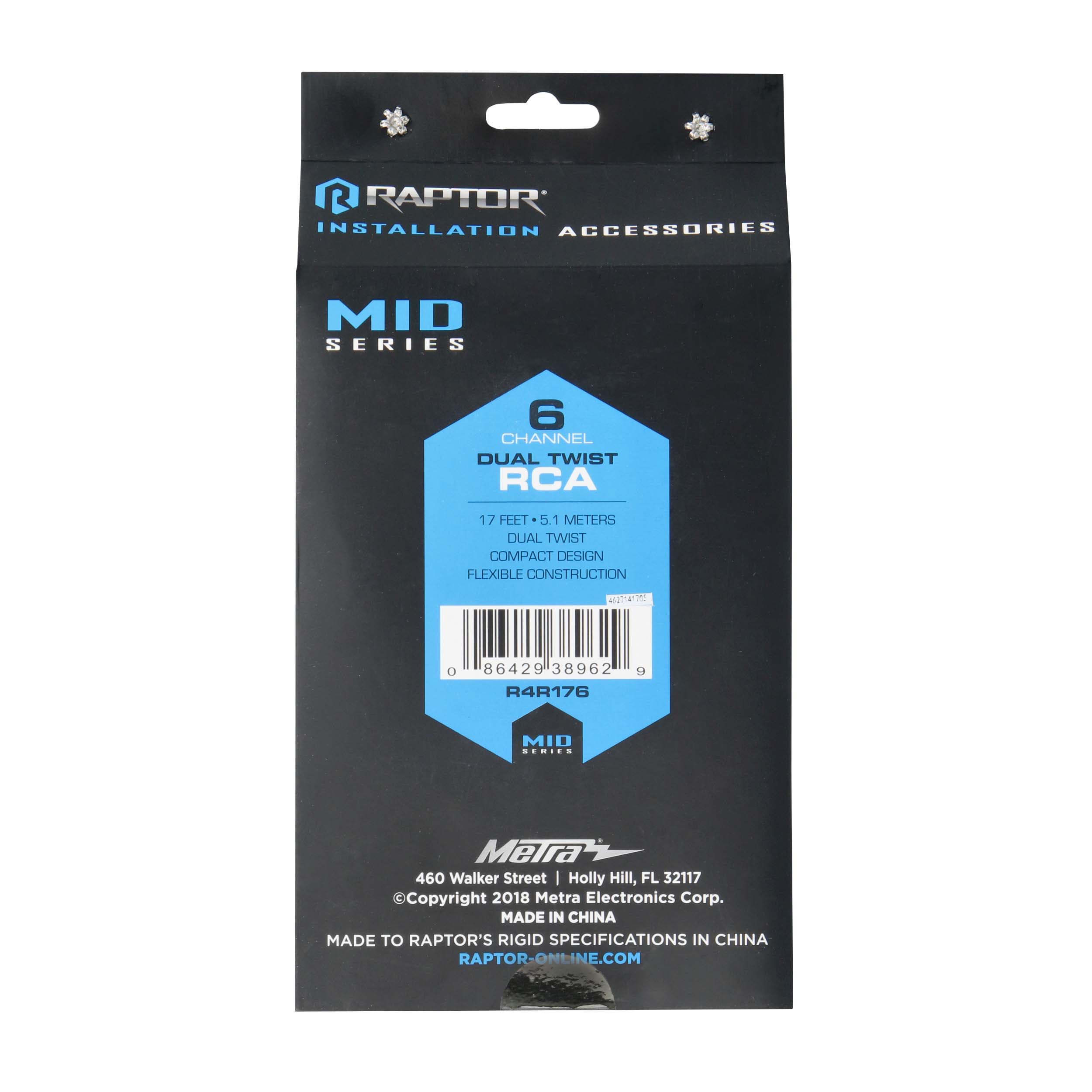 RCA 6-Channel Audio Cable - Mid Series 17 Feet