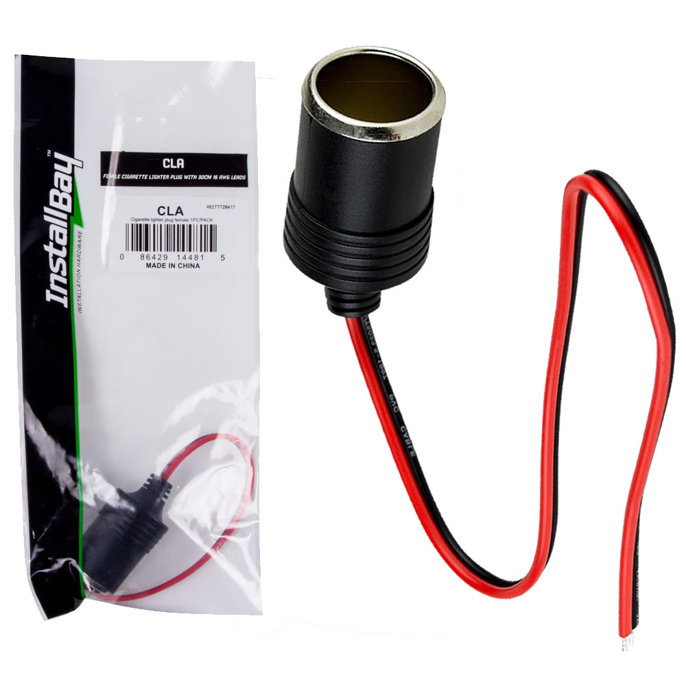 Cigarette Lighter Plug Female - Retail Pack