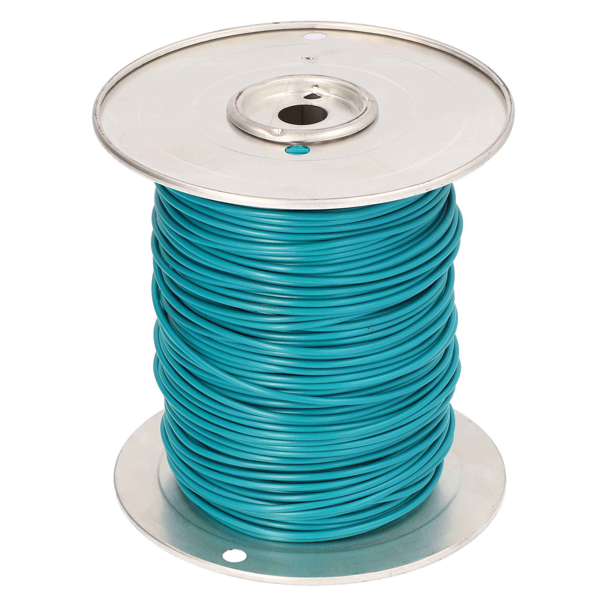14 GA US GPT ALL COPPER PRIMARY WIRE GREEN - Coil of 500 FT