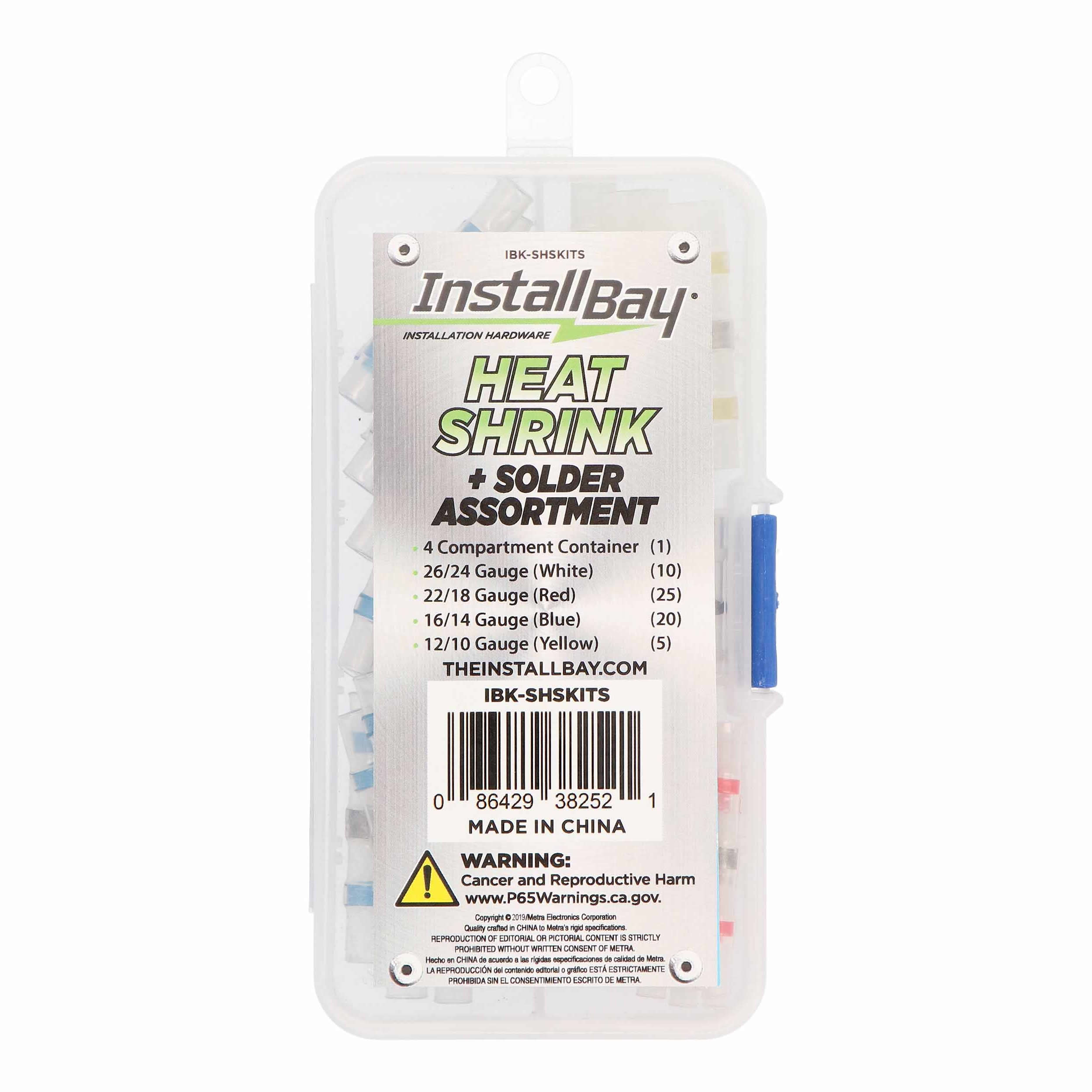 60 Piece Butt Connector Kit -  Includes Solder