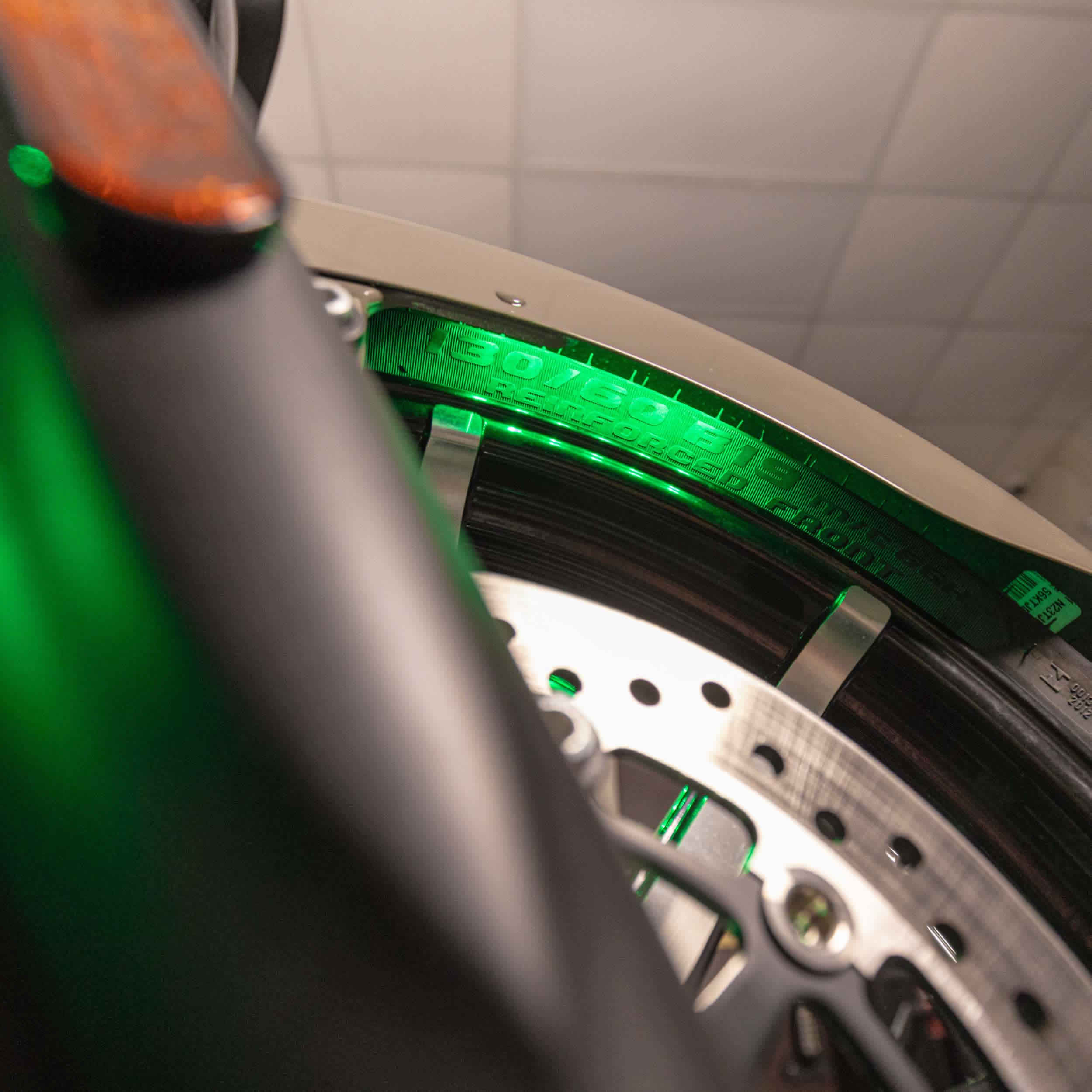 4-Piece Chasing LED Motorcycle Strip Light Expansion Pack