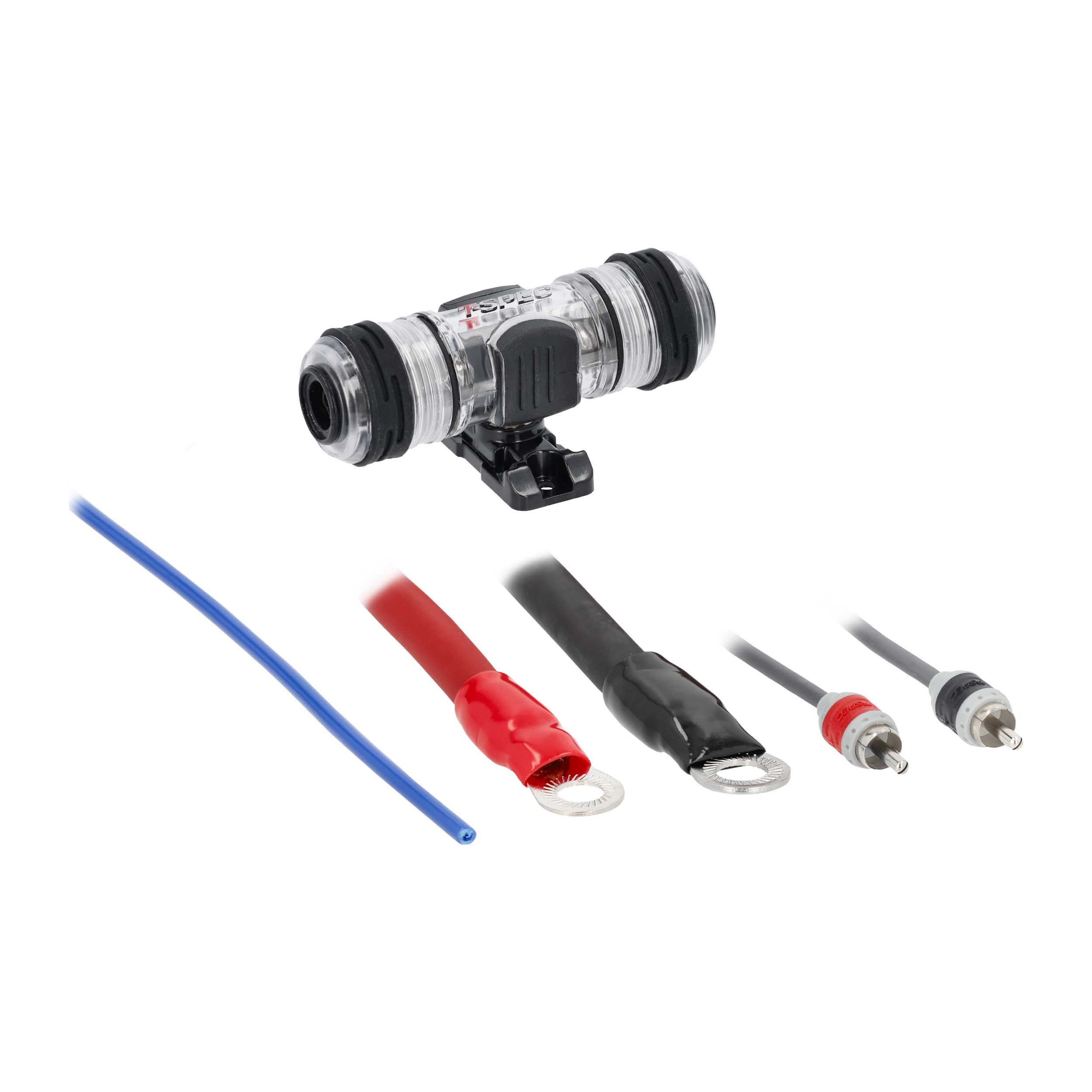 v8 4 AWG Amp Kit - 1500 W with RCA Cable