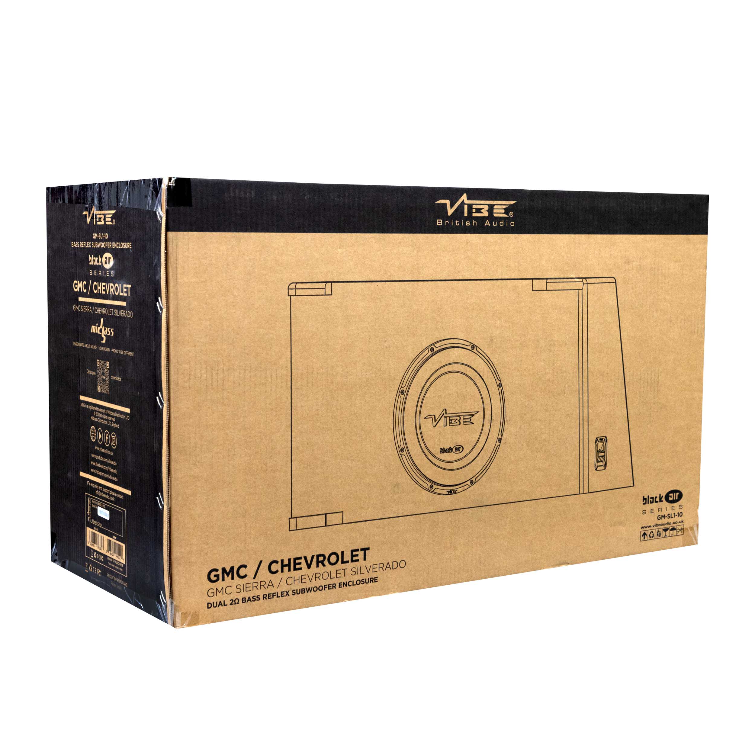 OEM-Fit Sub Enclosure – Chevy Silverado | GMC Sierra Crew Cab 2019-2025