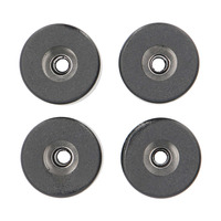 Rubber feet 1.5in x 1.5in 4 Piece - Retail Pack
