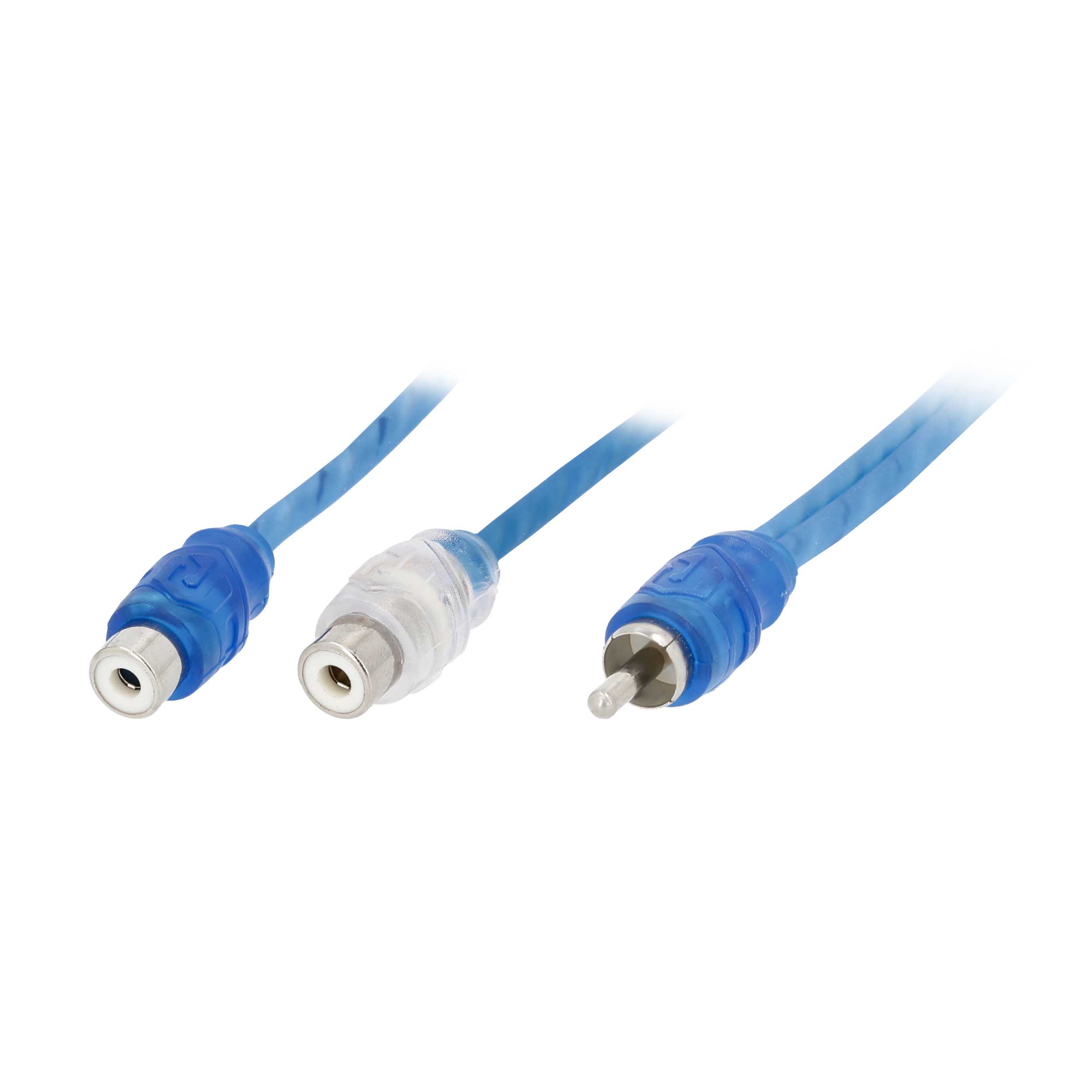 R2 Bulk Series RCA Y Cable | 1 Male to 2 Female | 9 in. | 10 Pack