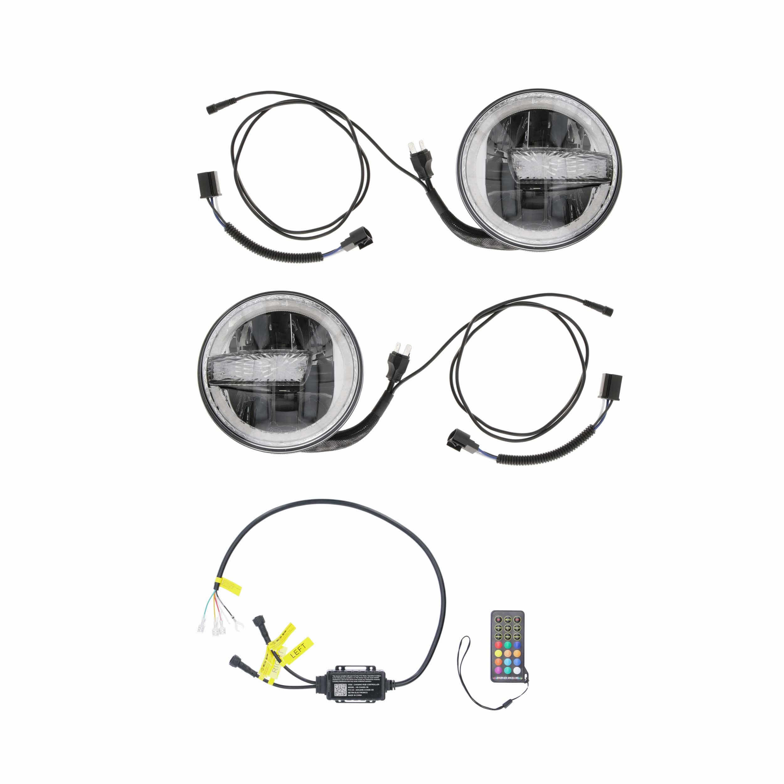 7" Premium Chasing LED Headlights - Fits select Jeeps®