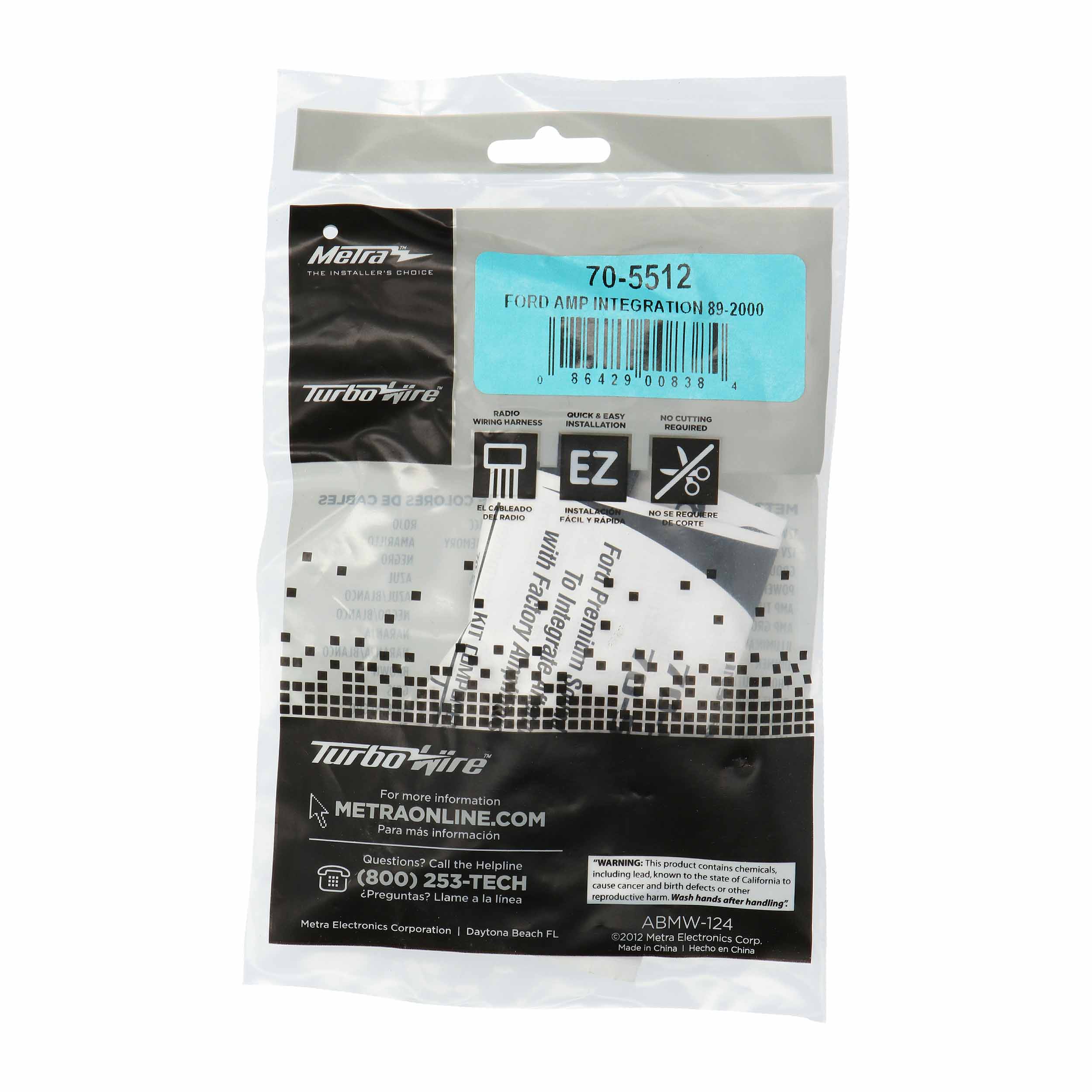 Amp Integration Harness - Fits Ford 1989-2000
