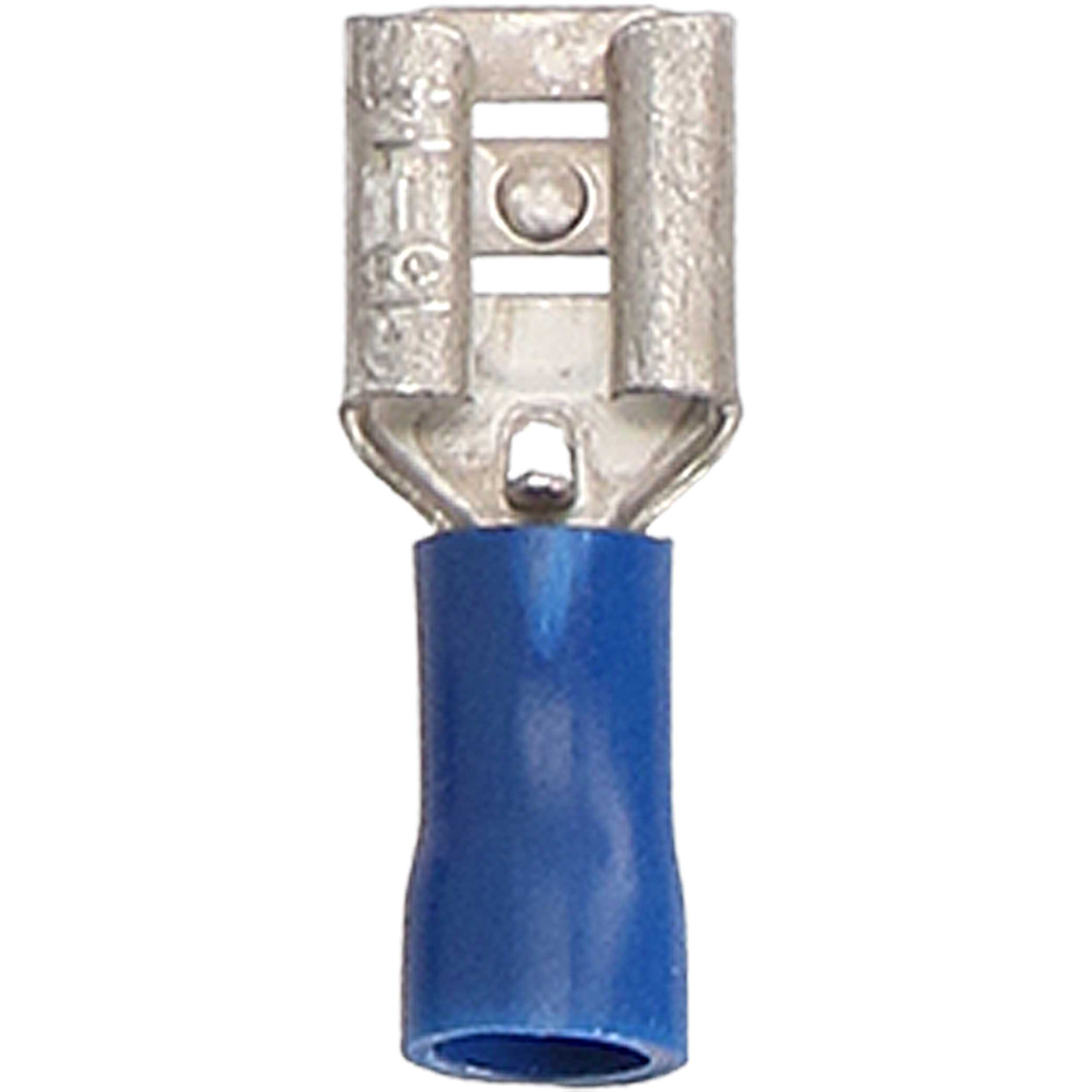 Blue Vinyl Female Quick Disconnect 16-14 Gauge .250