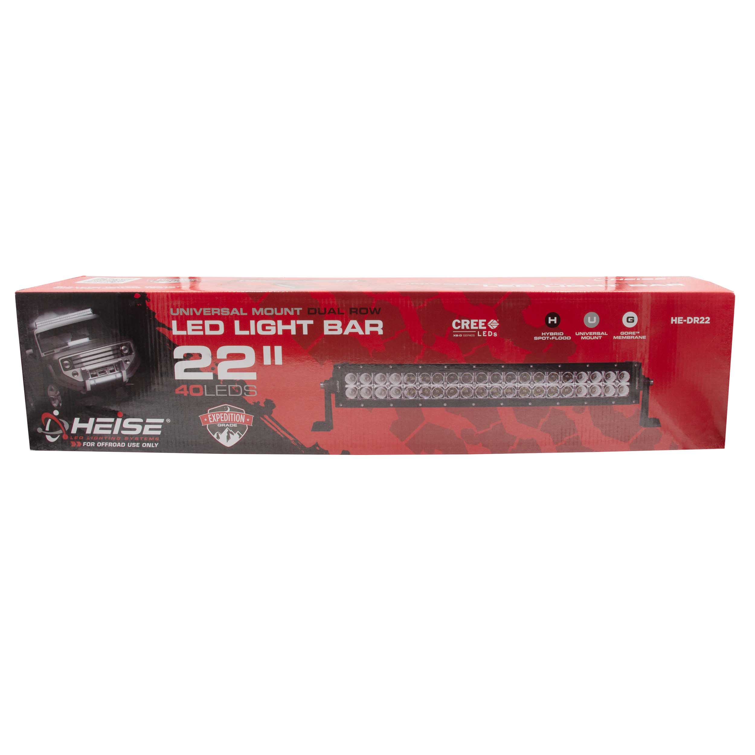 Dual Row Lightbar - 22 Inch, 40 LED