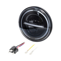 7" Reflector Headlight with Full Halo