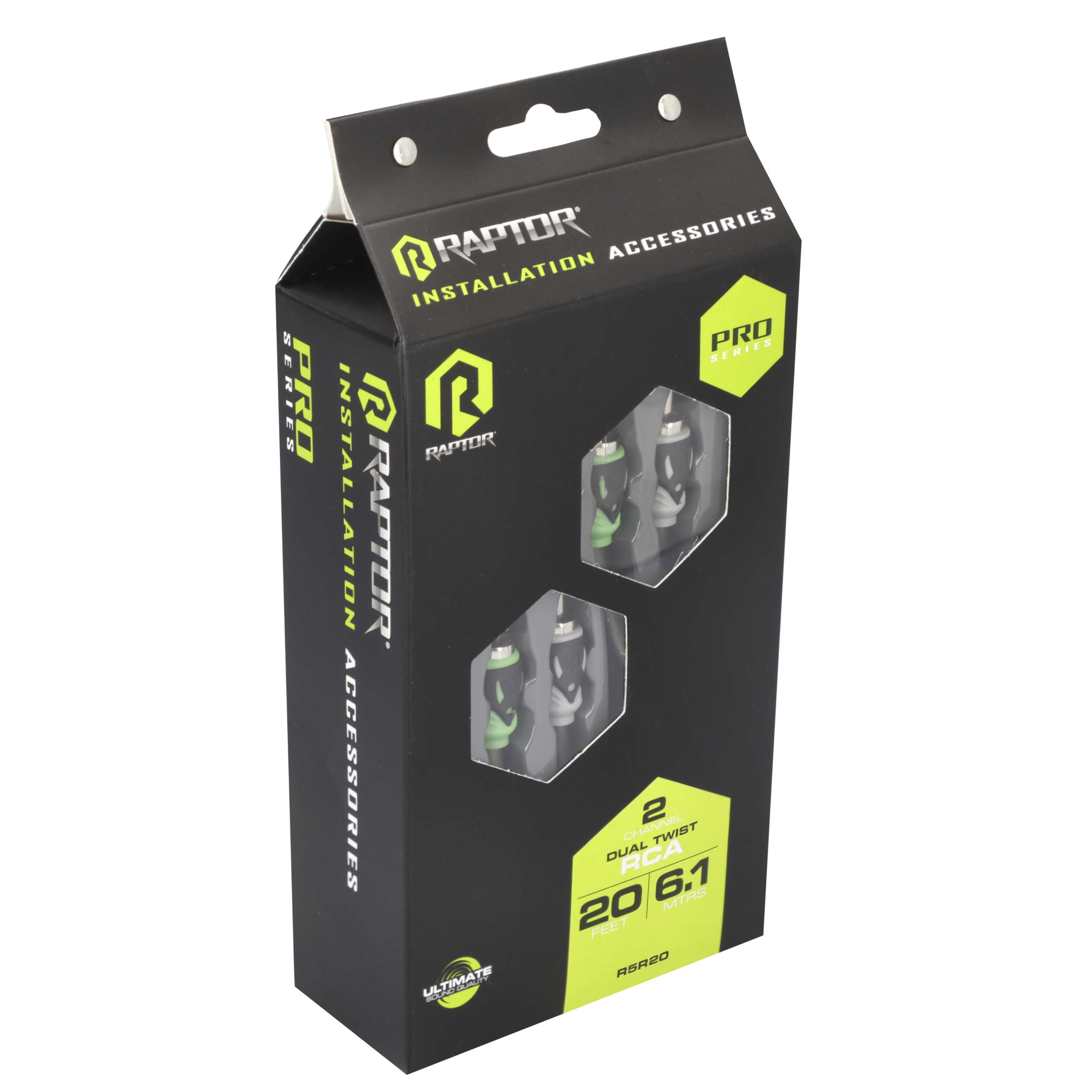 RCA 2-Channel Audio Cable - Pro Series 20 Feet