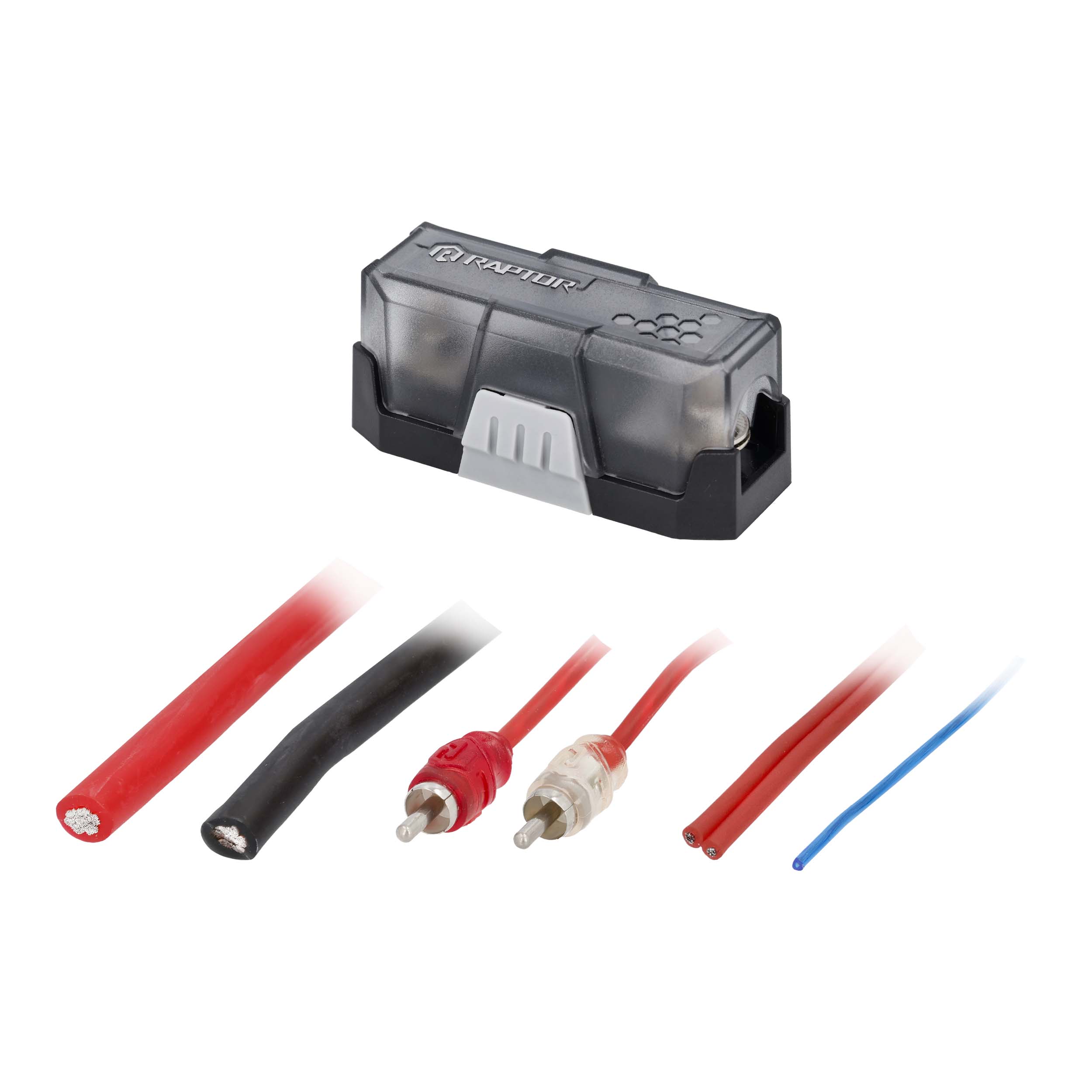 RAPTOR CCA 1000W 4 AWG Amp Kit with RCA Cable - Vice Series