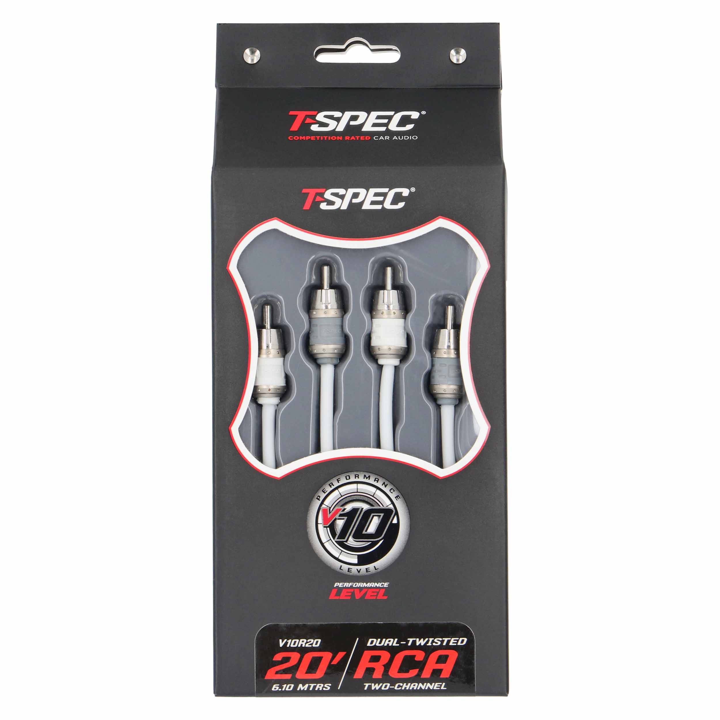 RCA v10 Series 2-Channel Audio Cable - 20 FT