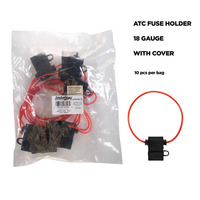 ATC Fuse Holder With Cover 18 Gauge - Package of 10