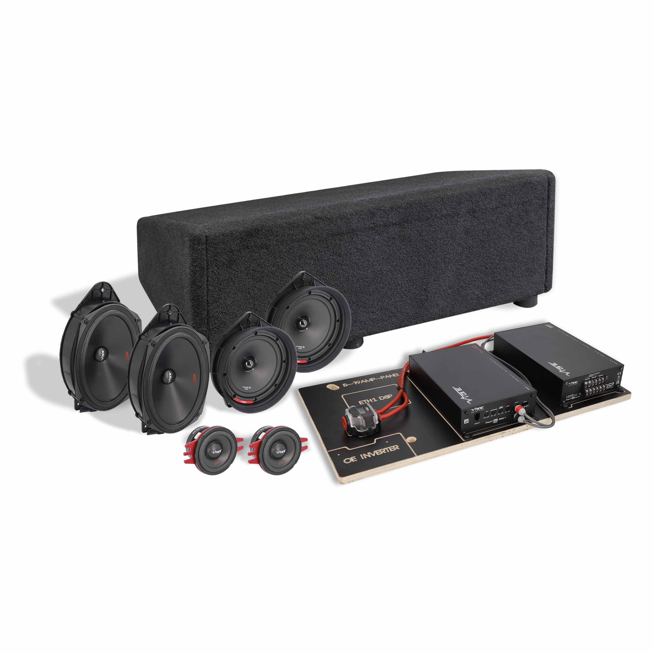 Audio Kit - Chevrolet Silverado | GMC Sierra Crew Cab 2019-2026 (non-amplified)