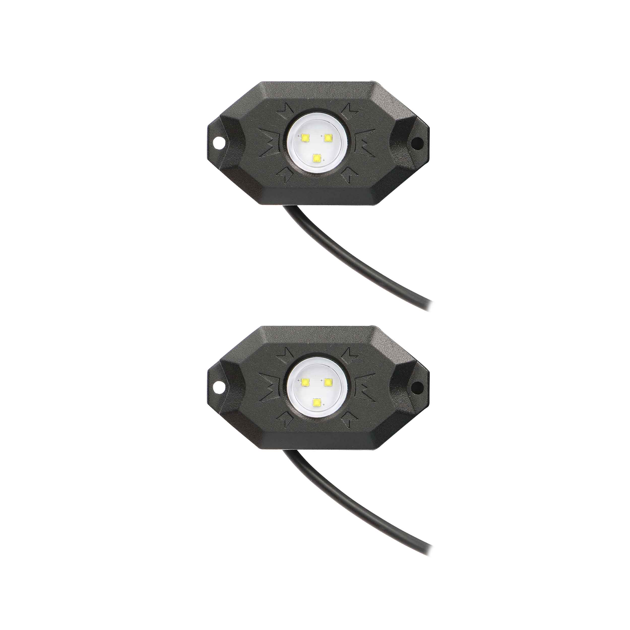 Daytona Lights Rock Lights (White) - 2 Pack