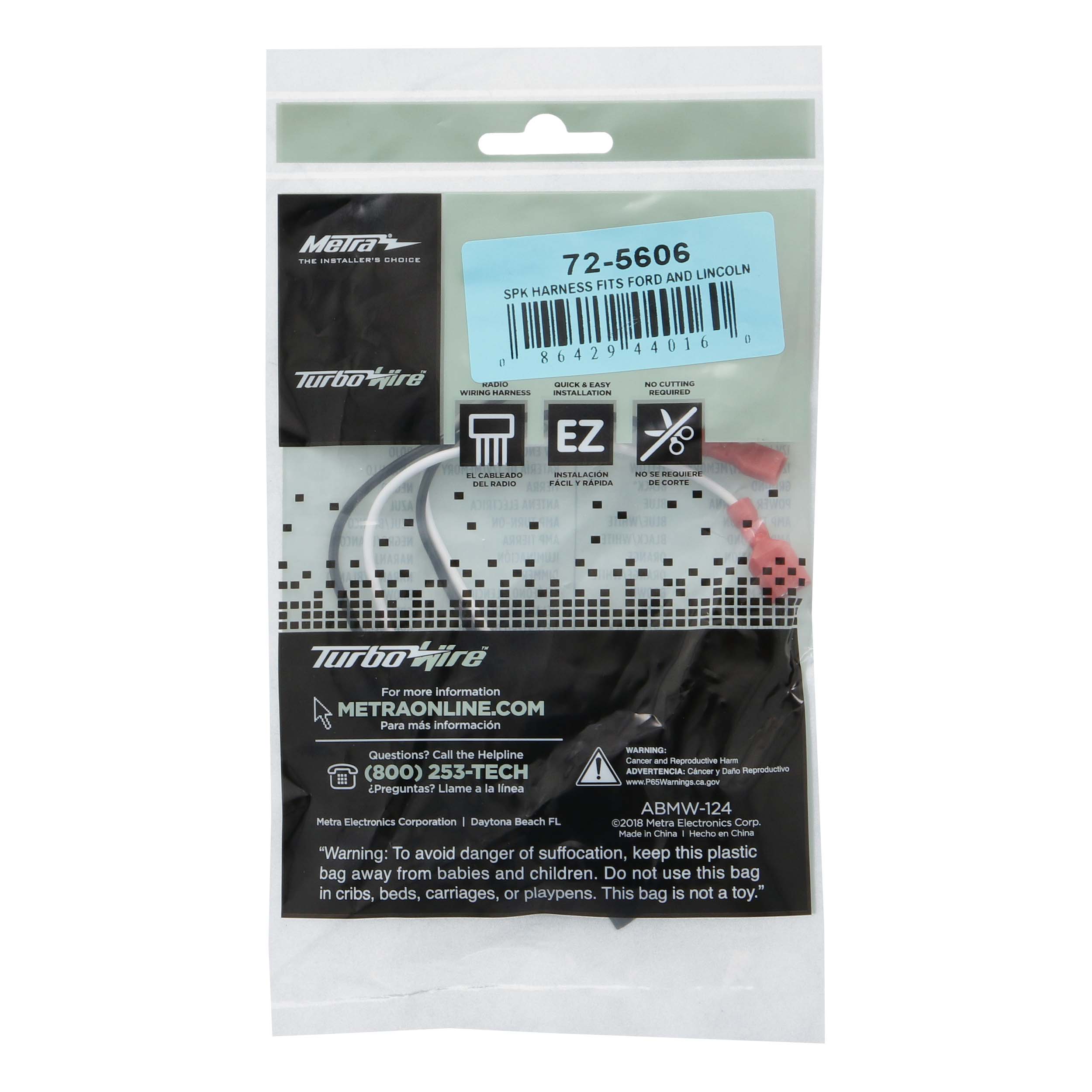 SPEAKER HARNESS - FITS LINCOLN 2018-2024