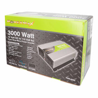 3000W Pure Sine Wave 12VDC to 120V AC Inverter
