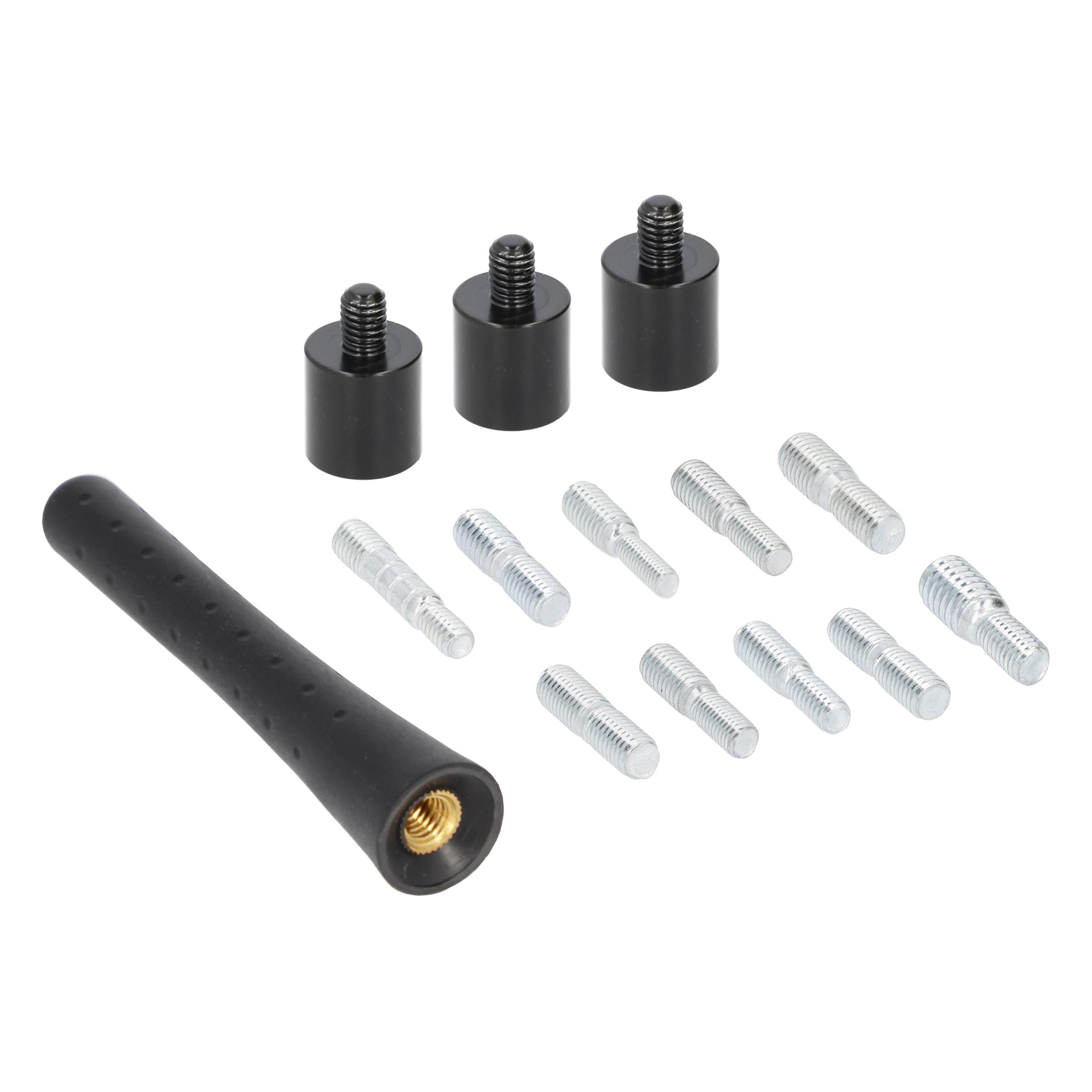 Black Rubber Replacement Mast - 3 inch