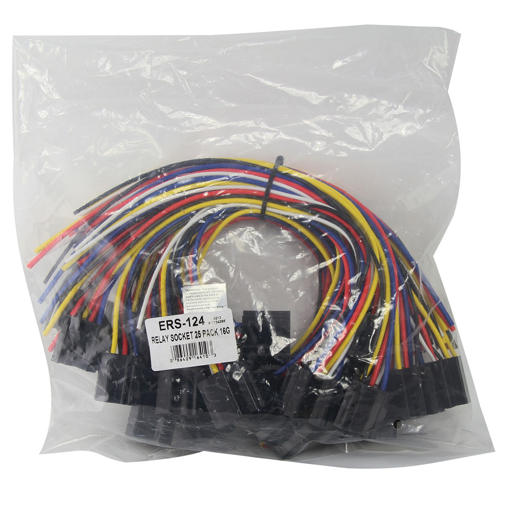 Economy Relay Socket With 12 Inch Leads - Package of 25