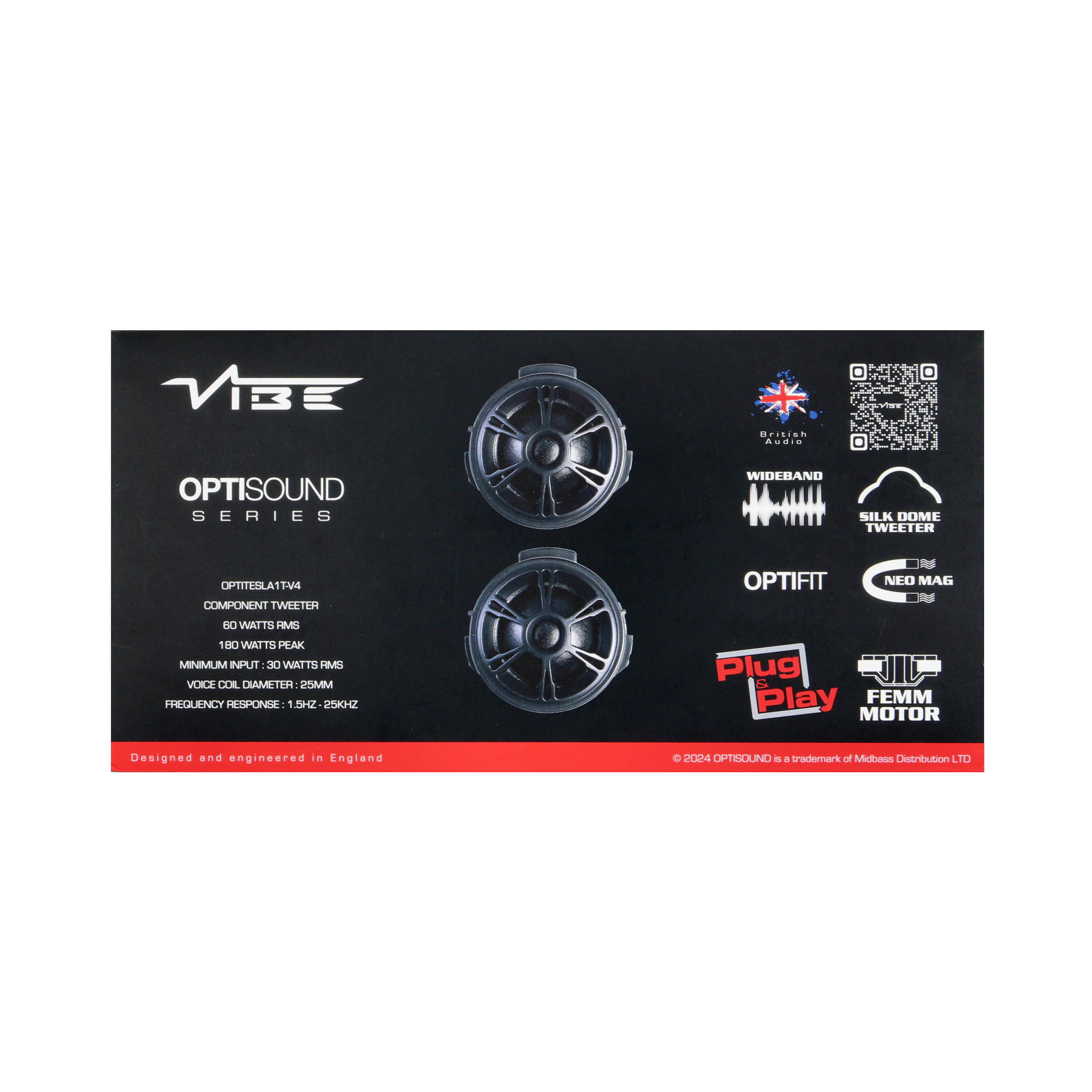 Plug-N-Play 1” Tweeter Speaker Kit - Fits Select Tesla