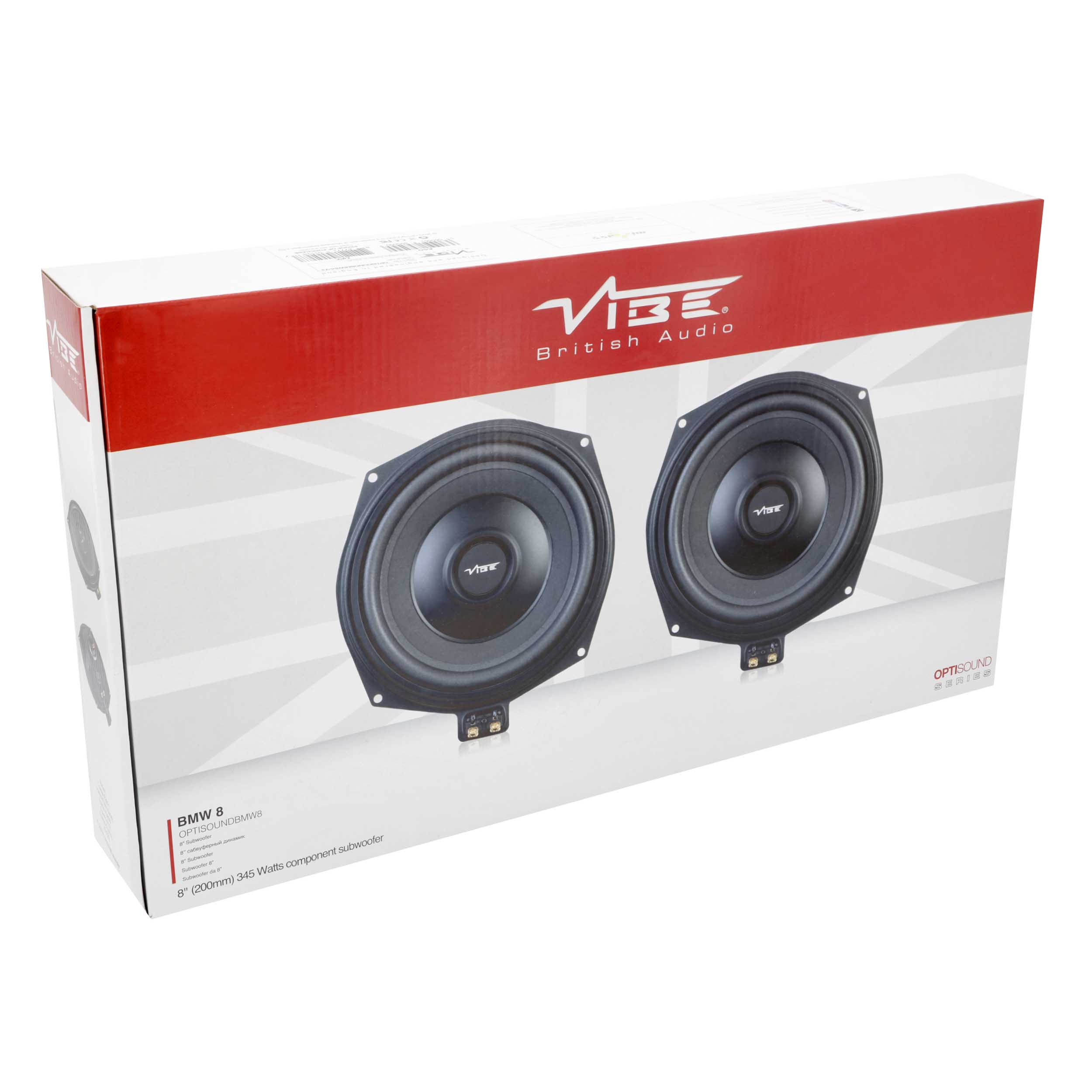 8" Under Seat Replacement 4 Ohm Subwoofer - Fits BMW