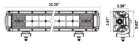 Dual-Row High Output Lightbar - 32 Inch, 60 LED