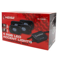 RGB Accent Light Kit - 4 RGB Pods, 3 LED