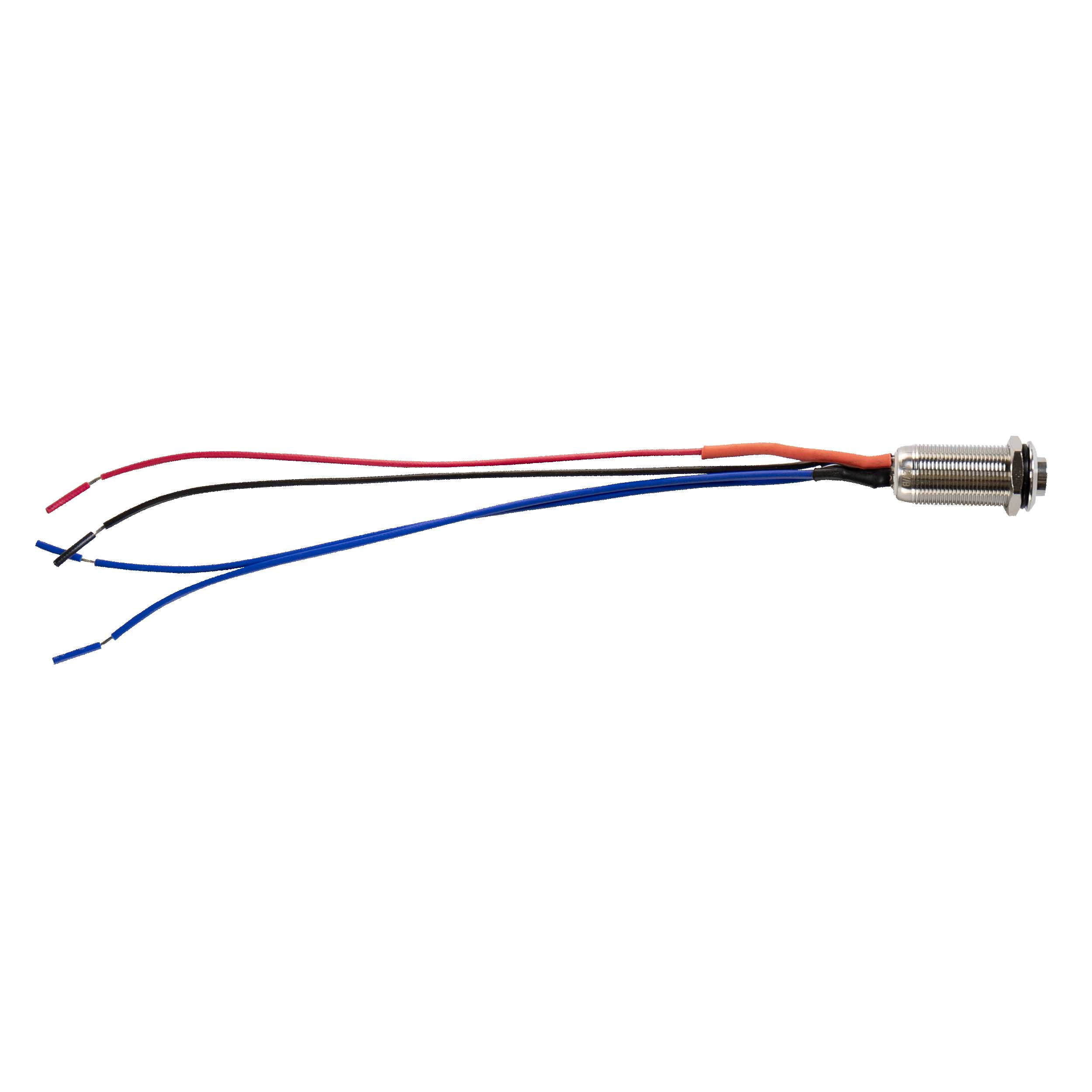 Silver 12MM Round Illuminated Latching Switch Blue Qty 2