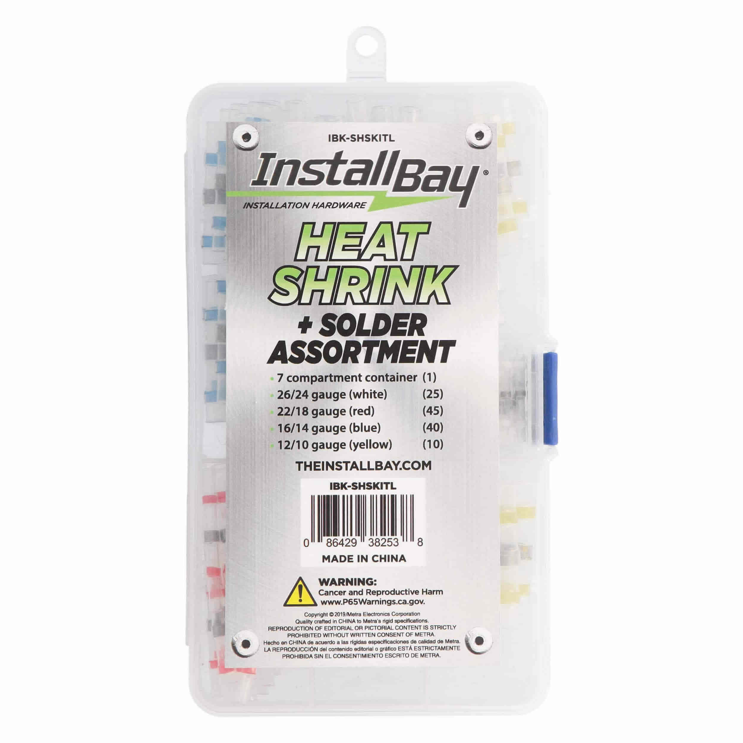 120 Piece Butt Connector Kit -  Includes Solder