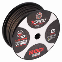 V10 OFC Tinned Ground Wire | 8 AWG | 250 ft. | Black